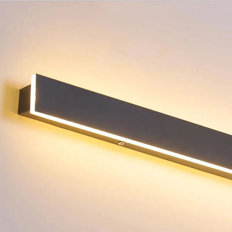 Waterproof Outdoor LED Long Wall Lamp – IP65 Aluminum Sconce for Garden, Villa, and Porch