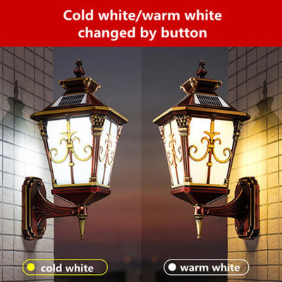 European Solar Panel LED Outdoor Garden Wall Light – Waterproof Solar Spotlights for Balconies and Streets