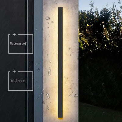 Waterproof Outdoor LED Long Wall Lamp – IP65 Aluminum Sconce for Garden, Villa, and Porch