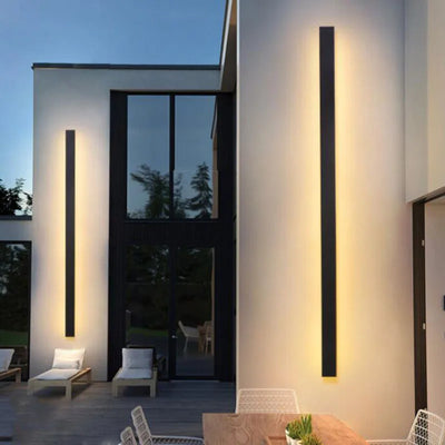 Waterproof Outdoor LED Long Wall Lamp – IP65 Aluminum Sconce for Garden, Villa, and Porch