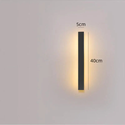 Waterproof Outdoor LED Long Wall Lamp – IP65 Aluminum Sconce for Garden, Villa, and Porch