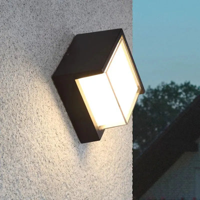 Modern Minimalist Outdoor Waterproof Sensor Wall Lamp - LED Nightlight for Corridor, Road