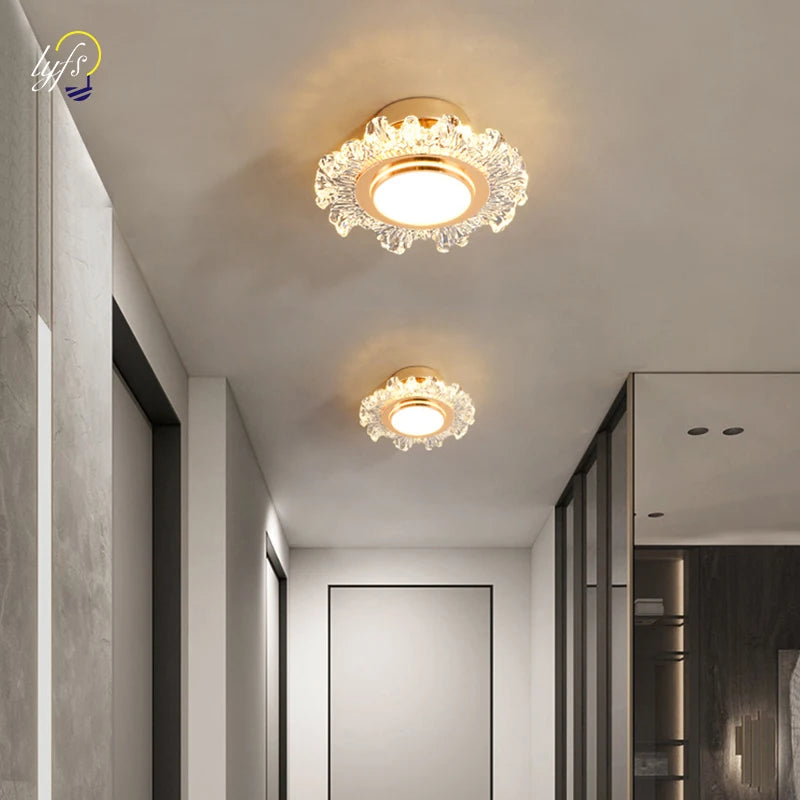 Nordic LED Ceiling Lamp - Indoor Lighting Fixture for Bedroom, Aisle, Corridor, Living Room