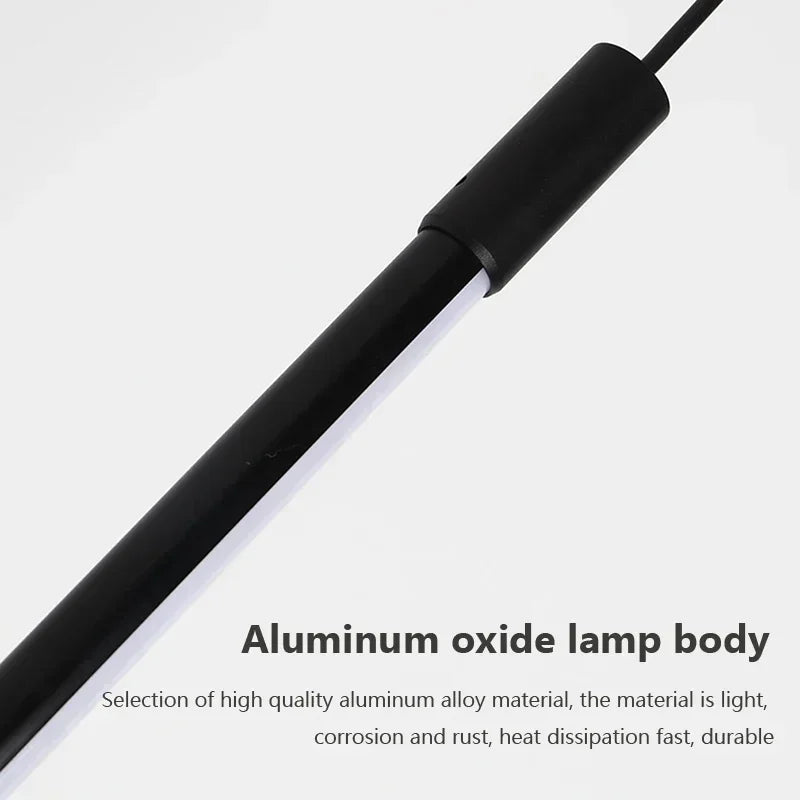 Modern LED Long Pendant Lights for Dining Room Bedroom Bedside