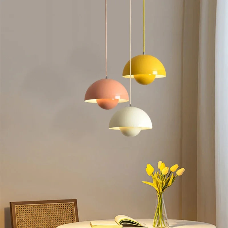 Nordic Macarone Chandelier Pendant Light - LED Ceiling Light for Dining Room, Kitchen, and Living Room