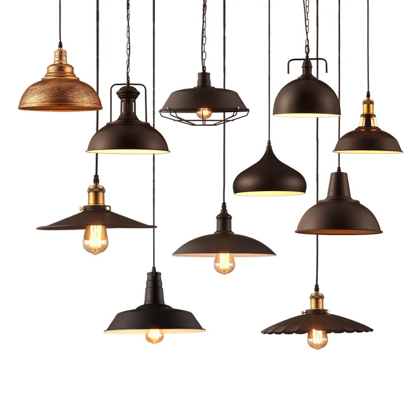 Vintage Industrial Loft Pendant Light - Classic Lighting Fixture for Various Spaces