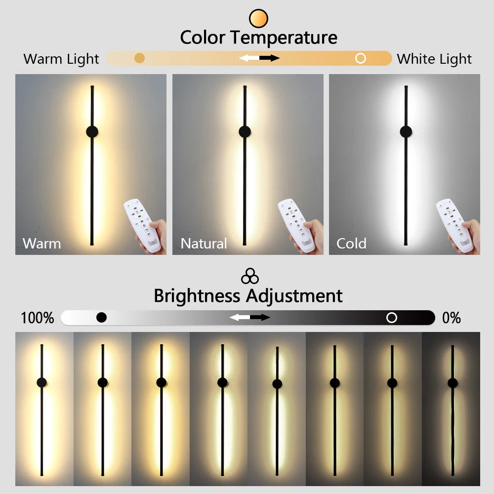 Modern LED Wall Sconce Lamp for Indoor Lighting