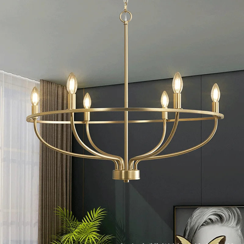 Vintage Ceiling Chandelier Pendant: Rustic Charm for Your Living Room