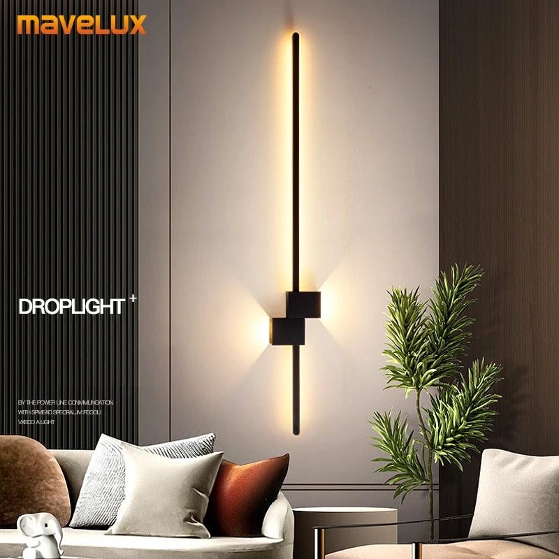 Modern Minimalist LED Wall Lamp - Home Decorative Wall Light for Bedside, Corridor, Sofa Background