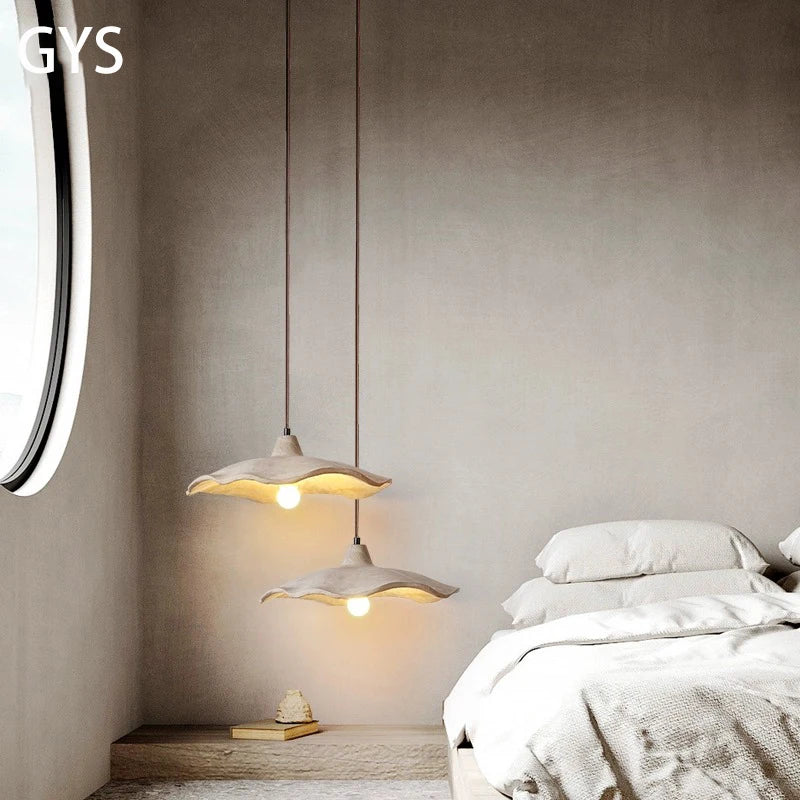 LED Pendant Light – Modern Concrete Hanging Lamp for Bedroom, Bar, and Restaurant Decor