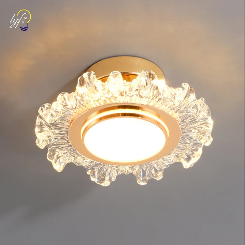Nordic LED Ceiling Lamp - Indoor Lighting Fixture for Bedroom, Aisle, Corridor, Living Room