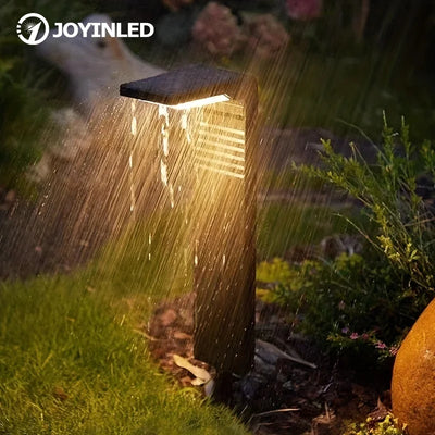 Solar Powered Waterproof LED Pathway Bollard Light - Outdoor Landscape Lighting