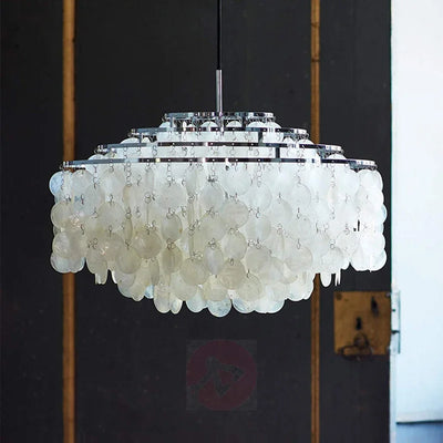 Chandelier Gold Chrome Metal Restaurant Living Room Hanging Light Fixtures Hotel Hall Hanglamp Luminaire