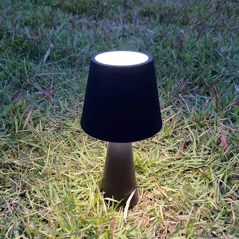 Vintage Rechargeable Table Lamp - Modern Minimalist Atmosphere Lamp for Bedroom, Bedside, and Room Decor