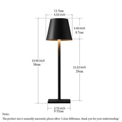 LED Rechargeable Vintage Desk Lamp: Portable and Stylish Illumination
