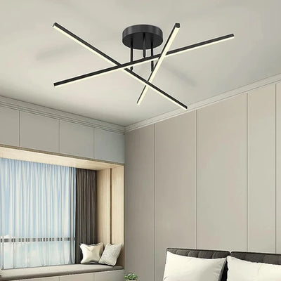 Nordic Modern LED Ceiling Lamp: Chandelier for Living Room, Dining Room, and Bedroom
