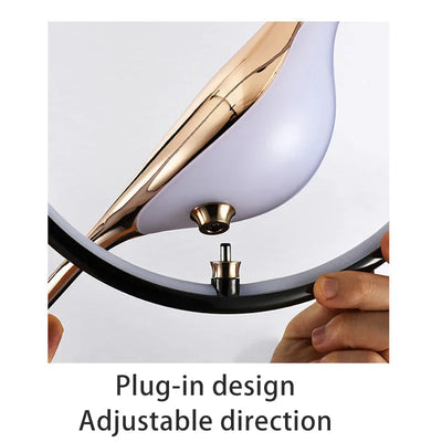 Nordic Magpie LED Pendant Light – Luxury Postmodern Hanging Lamp for Bedroom and Study