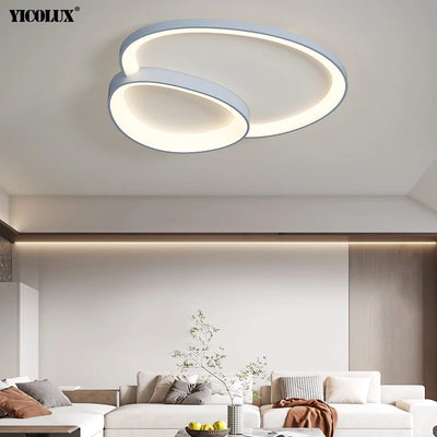 Modern LED Chandelier Lights - Dimmable Ceiling Lamps for Living Room, Dining Room, Bedroom, Hall