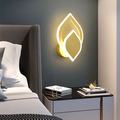 Nordic Heart-shaped Music Antlers Wall Sconce for Minimalist Decor