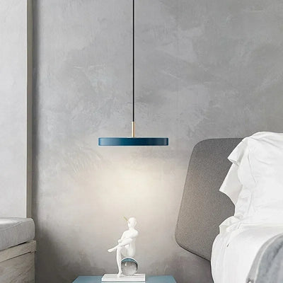 Modern LED Pendant Light with Remote Control – Contemporary Pendant Lamp for Bedroom, Living Room, and Dining Room
