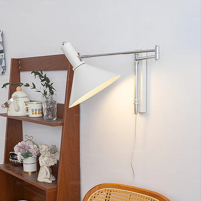 Vintage E27 Wall Lights - Rotatable Sconce for Bedside Reading in Retro Style
