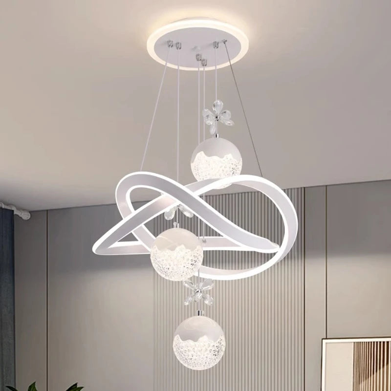 Modern LED Pendant Chandelier for Dining Room and Indoor Spaces