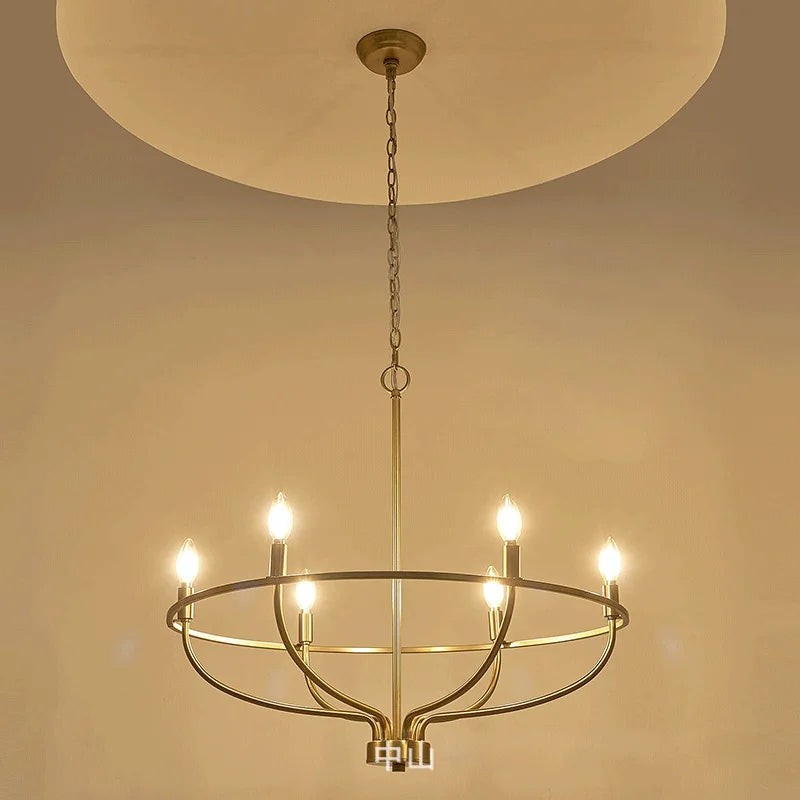 Vintage Ceiling Chandelier Pendant: Rustic Charm for Your Living Room