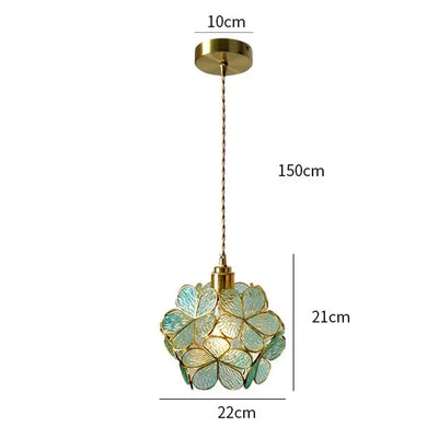 Modern Color Crystal Glass Pendant Light - Vintage Ceiling Chandelier