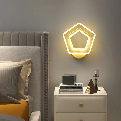 Nordic Heart-shaped Music Antlers Wall Sconce for Minimalist Decor