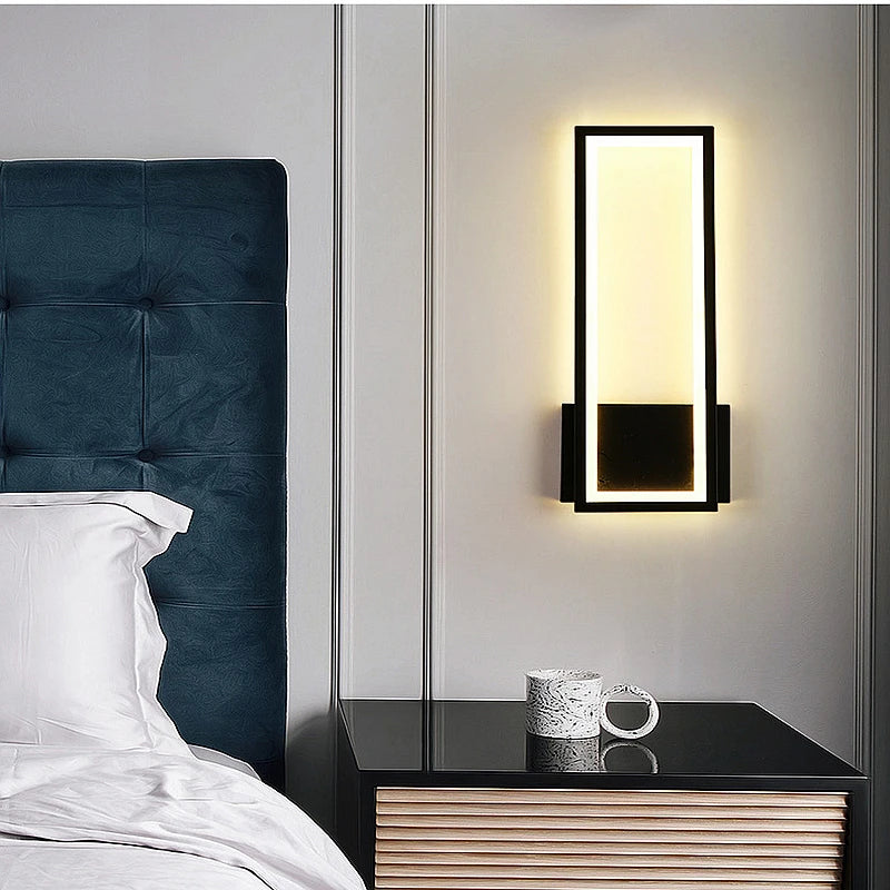 Modern Minimalist LED Wall Lamp for Bedroom and Corridor