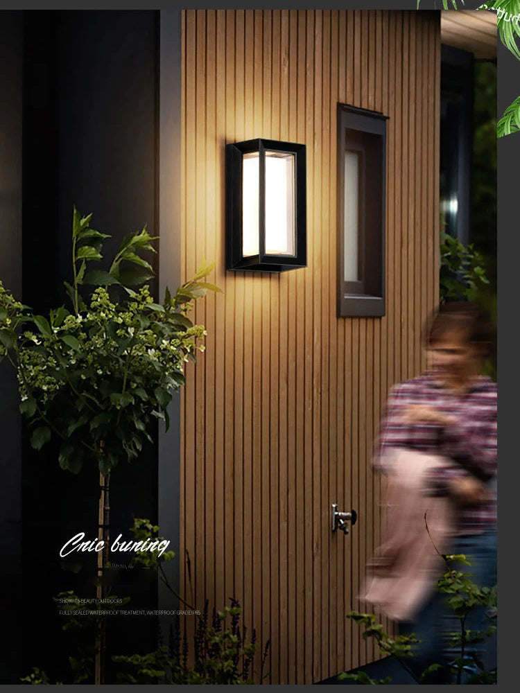 Waterproof IP65 Motion Detector LED Wall Lamp – 20W Outdoor Porch and Garden Lighting
