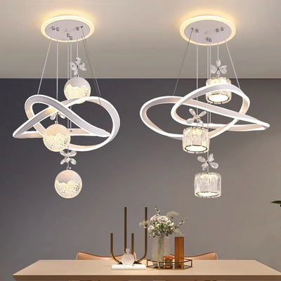 Modern LED Pendant Chandelier for Dining Room and Indoor Spaces