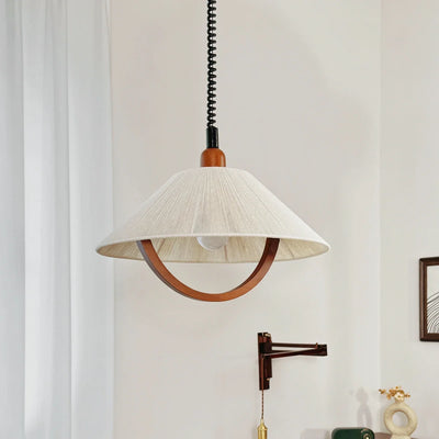Vintage Wood LED Ceiling Chandelier: Retro Charm for Your Home