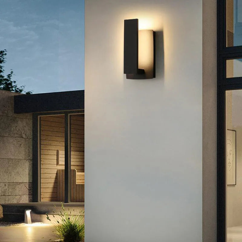Outdoor Waterproof LED Wall Lamp – Contemporary Aluminium Light for Indoor and Outdoor Spaces