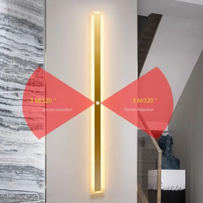 Waterproof LED Long Wall Light with Motion Sensor for Outdoor Lighting