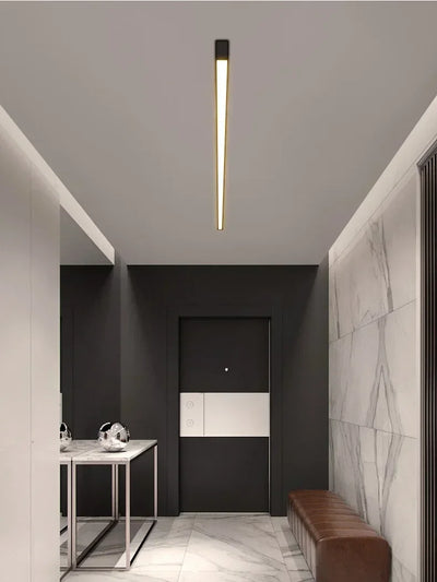 Modern Surface-Mounted Linear LED Ceiling Light – Minimalist Long Strip Lamp