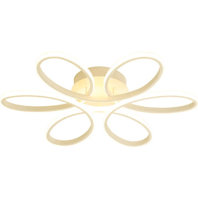 Modern LED Flower Ceiling Light | 12W Three-Color Flush Mount Lamp for Living Room, Corridor, Bedroom, and More