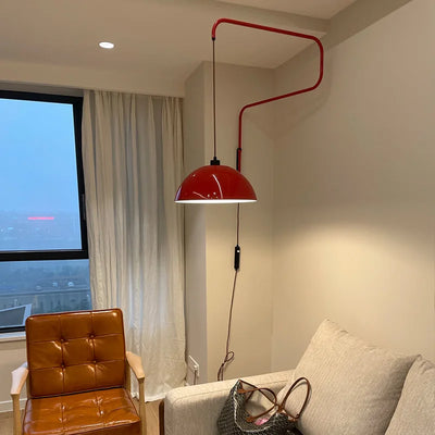 Red Rocker Chandelier Wabi-sabi Style Wall Lamp