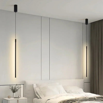 Modern LED Long Pendant Lights for Dining Room Bedroom Bedside