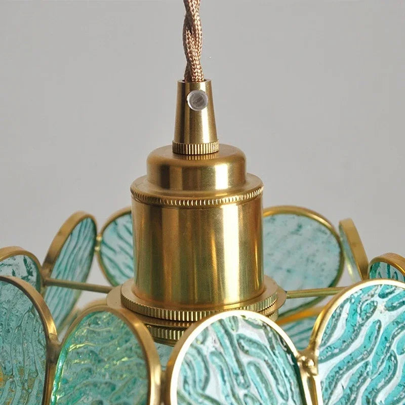 Modern Color Crystal Glass Pendant Light - Vintage Ceiling Chandelier