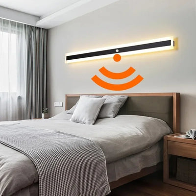 Waterproof LED Long Wall Light with Motion Sensor for Outdoor Lighting