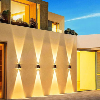 Solar LED Wall Washer Sconce – IP65 Outdoor Facade and Porch Light