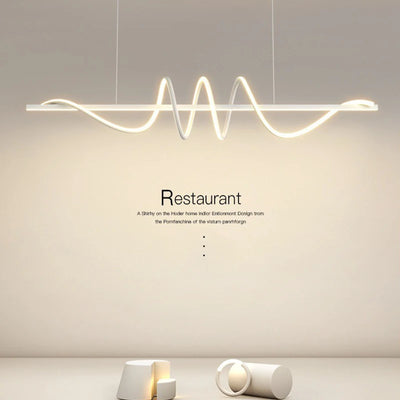 Modern Minimalist Dining Room Chandelier - Simple 2024 New Eye Protection Pendant Light for Dining Table or Bar
