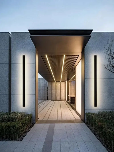IP65 Waterproof Long Strip LED Wall Lamp for Garden and Porch – 110V/220V