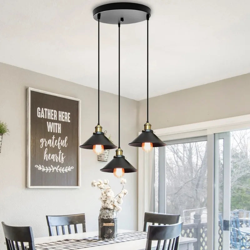 Nordic Industrial Style Pendant Light: Postmodern Hanging Lamp for Bedroom, Dining Room, and Bar Decor