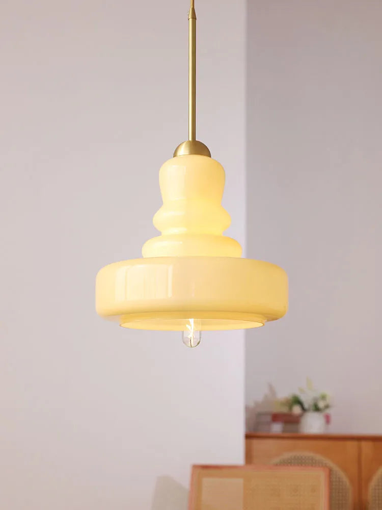 French Vintage Medieval Bauhaus Colorful Gourd Pendant Lights