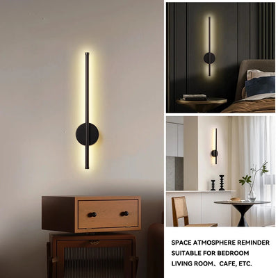 Rechargeable LED Wall Light - 50cm/80cm Wireless Dimming Sconce with Remote Control