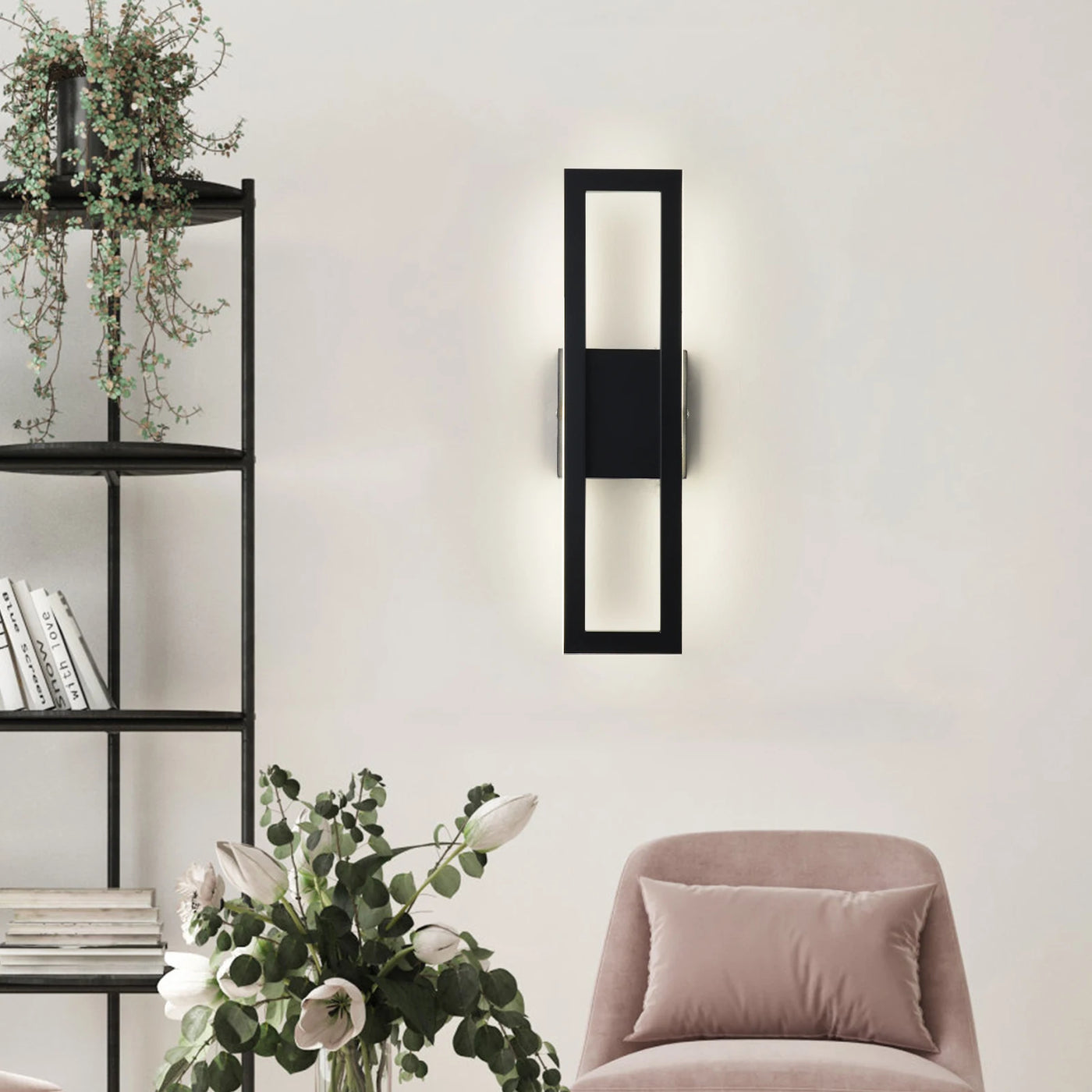 Modern 19W LED Wall Sconce – Adjustable Bar Light for Indoor Spaces