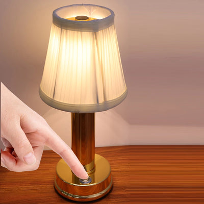 Retro Bar Table Lamp – USB Rechargeable, Touch Sensor Wireless LED Desktop Night Light for Restaurant & Coffee Table Decor