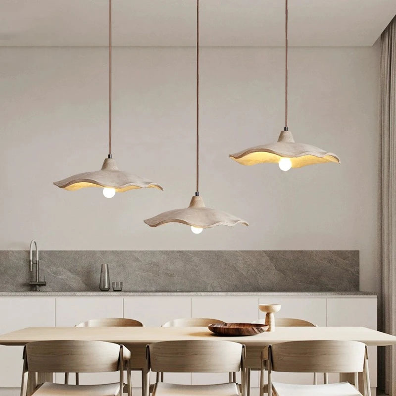 LED Pendant Light – Modern Concrete Hanging Lamp for Bedroom, Bar, and Restaurant Decor